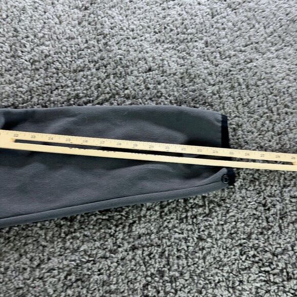 Lafuma Fleece Jacket Mens Medium Gray Black Full Zip Convertible to Vest - Picture 10 of 11